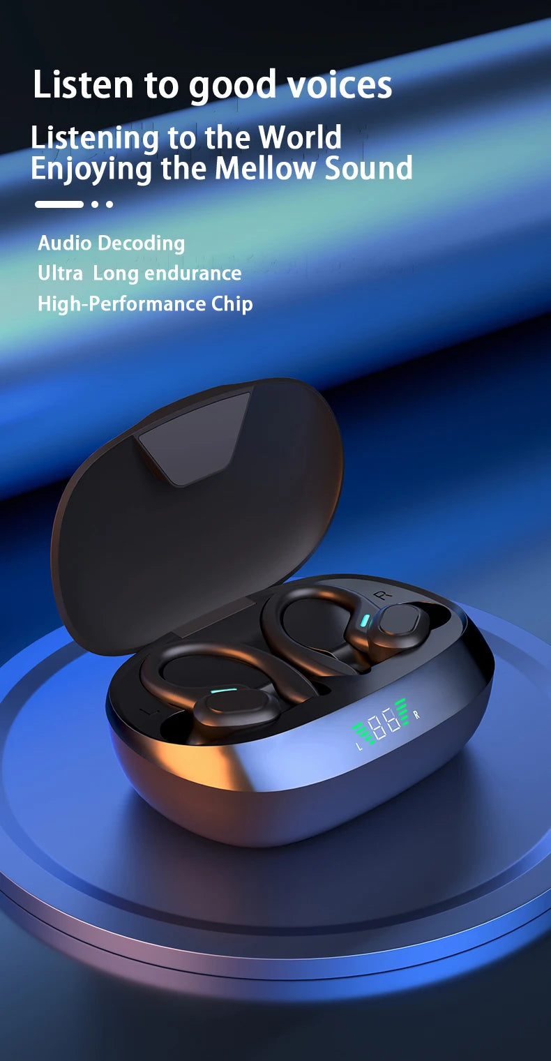 Wireless Earphones Sport Ear Hook, Waterproof