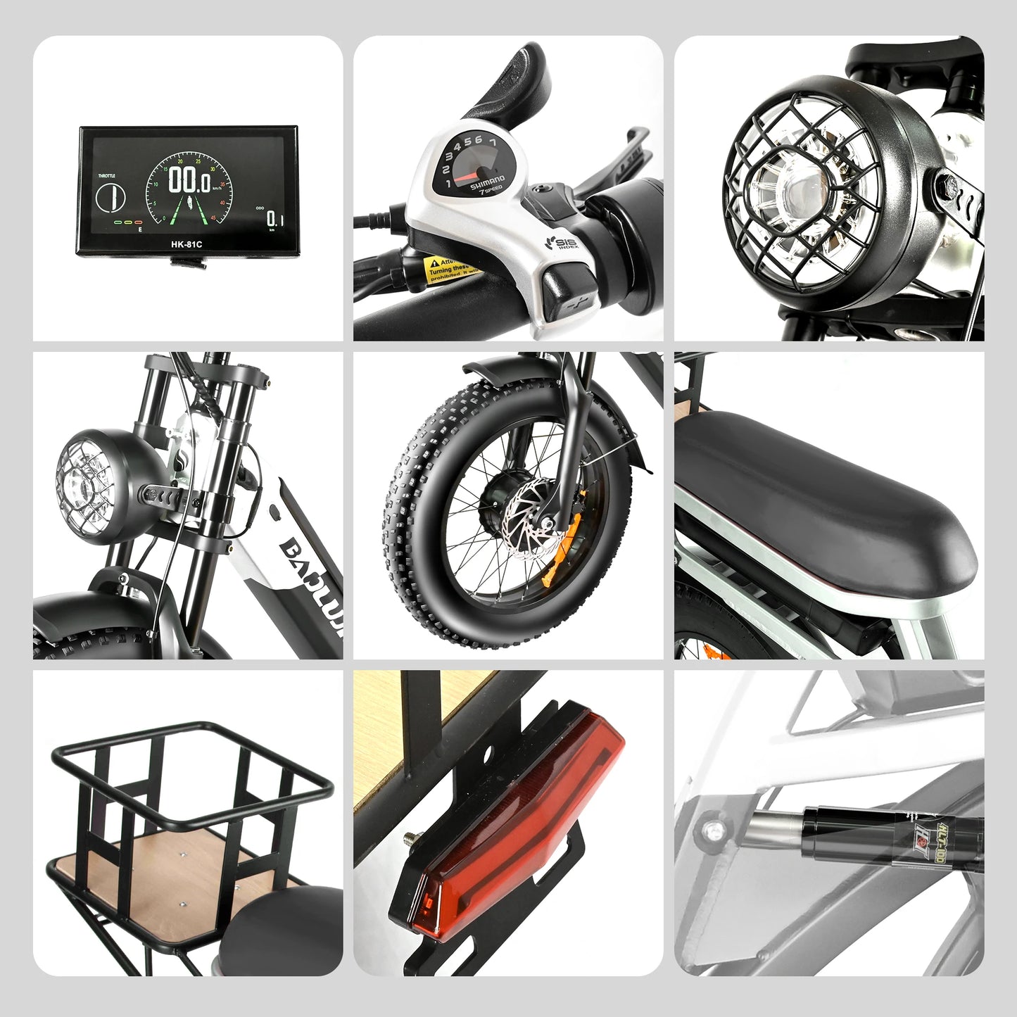 2000W Peak Cargo Electric Bike