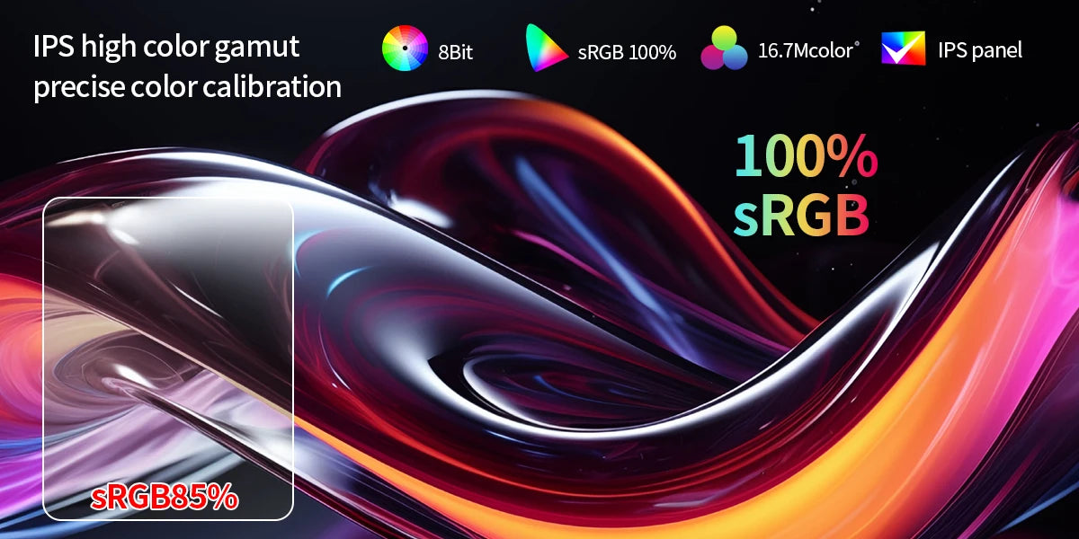 24.5 Inch Gaming Monitor, 1080P Frameless
