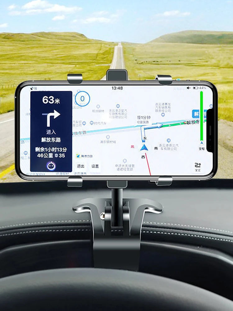 Car Dashboard Support 360 Degree Rotating Cluster Phone Holder