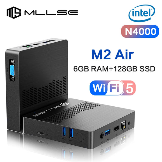 MLLSE M2 Air Mini PC Intel Celeron