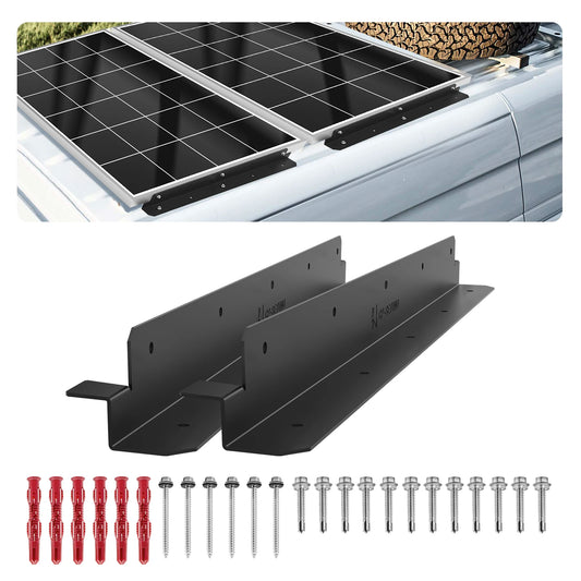 CP-SETUNO 2PCS Z-shaped Solar Panel Holder