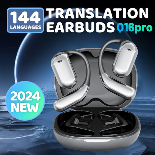 AI Headphones Wireless 144 Language Translation Real Time Earbuds