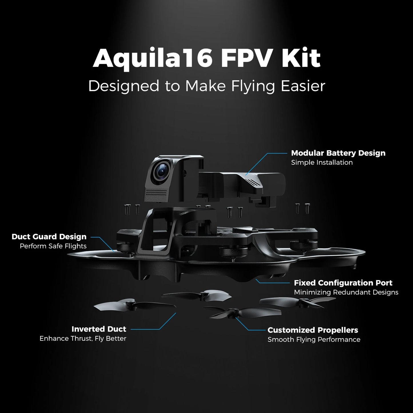 BETAFPV Aquial16 FPV KIT Brushless Racing Drone