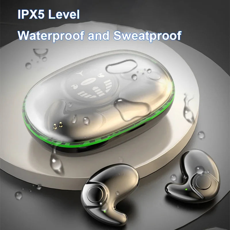 Invisible Sleep Earphones, Wireless , Waterproof  Touch Control Headsets