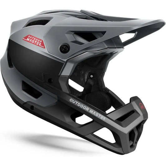 Full face mountain bike helmet , ventilated