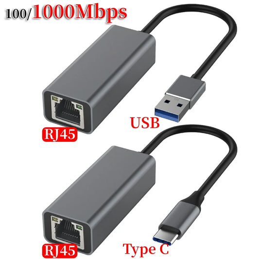 Type C USB Ethernet Adapter