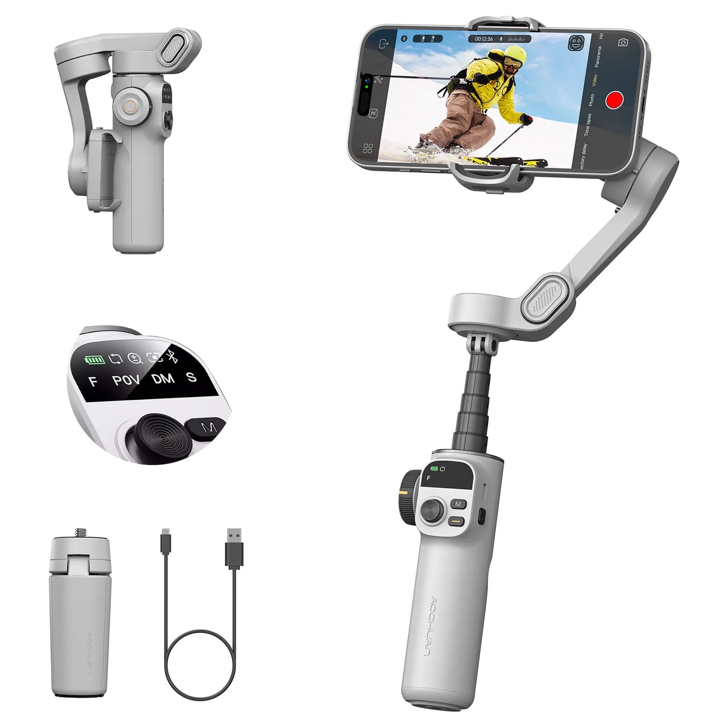 AOCHUAN Smart X2 Smartphone 3 Axis Gimbal Stabilizer