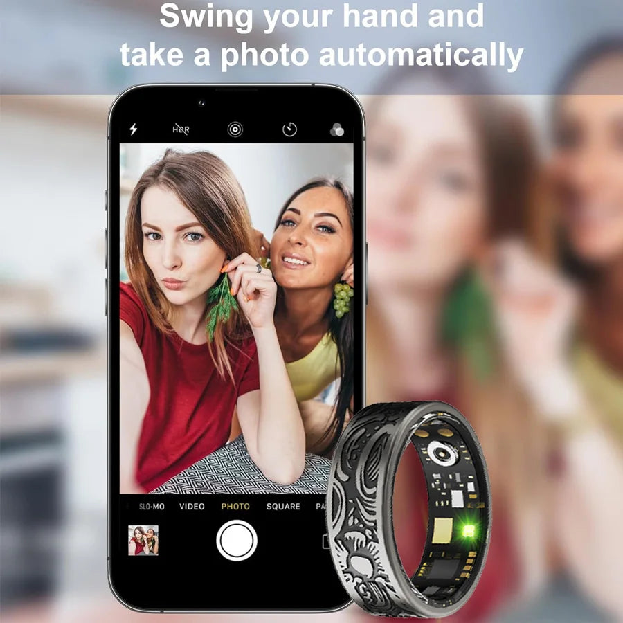 smart vintage ring with modern technology