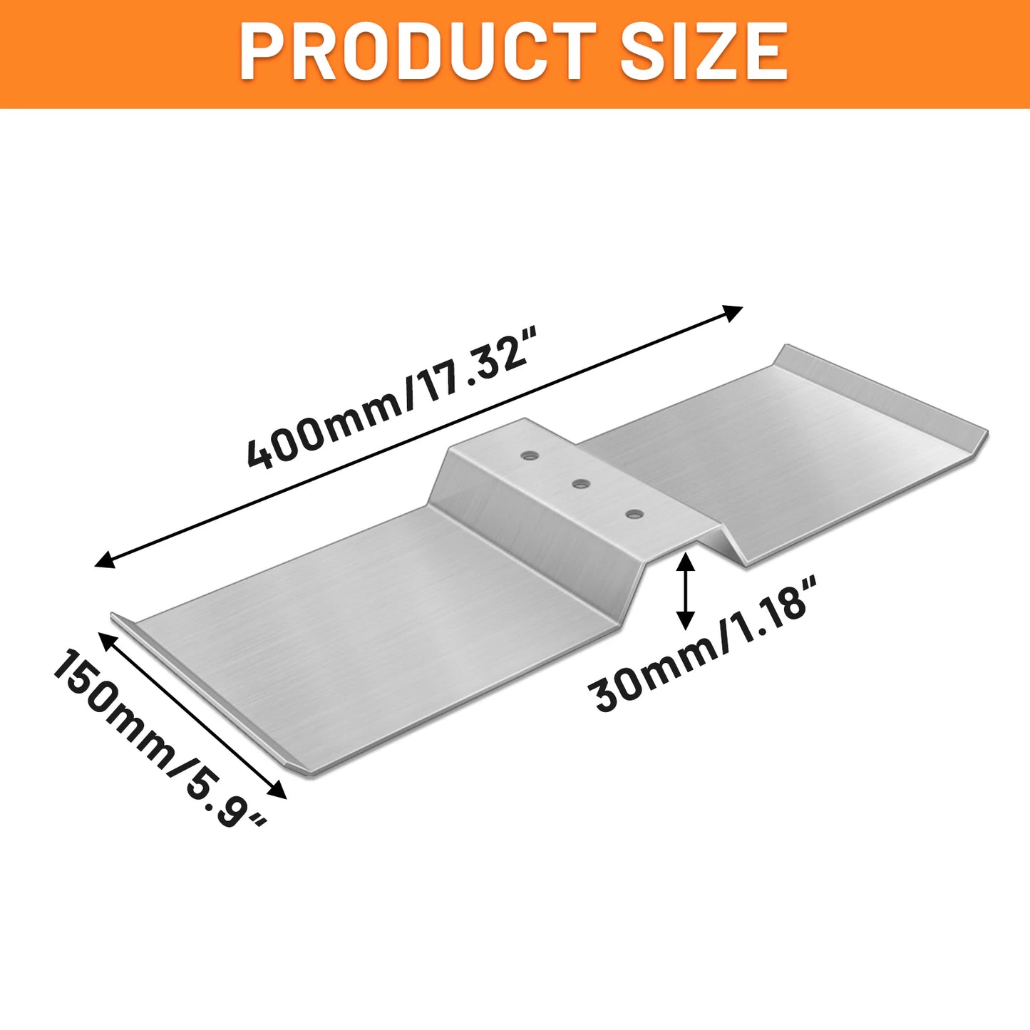 4 Pcs Aluminum Solar Panel Mounting Bracket Shim Block