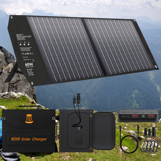 60W Travel-Ready Solar Charger