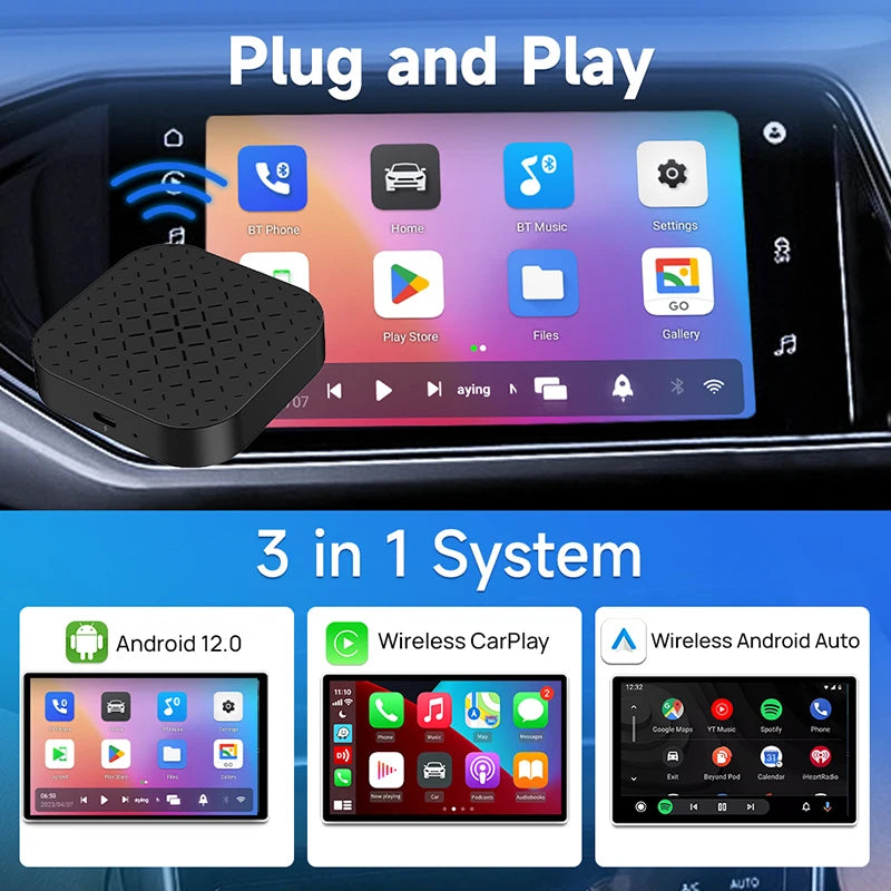 wireless Portable CarPlay Ai Box Android 11