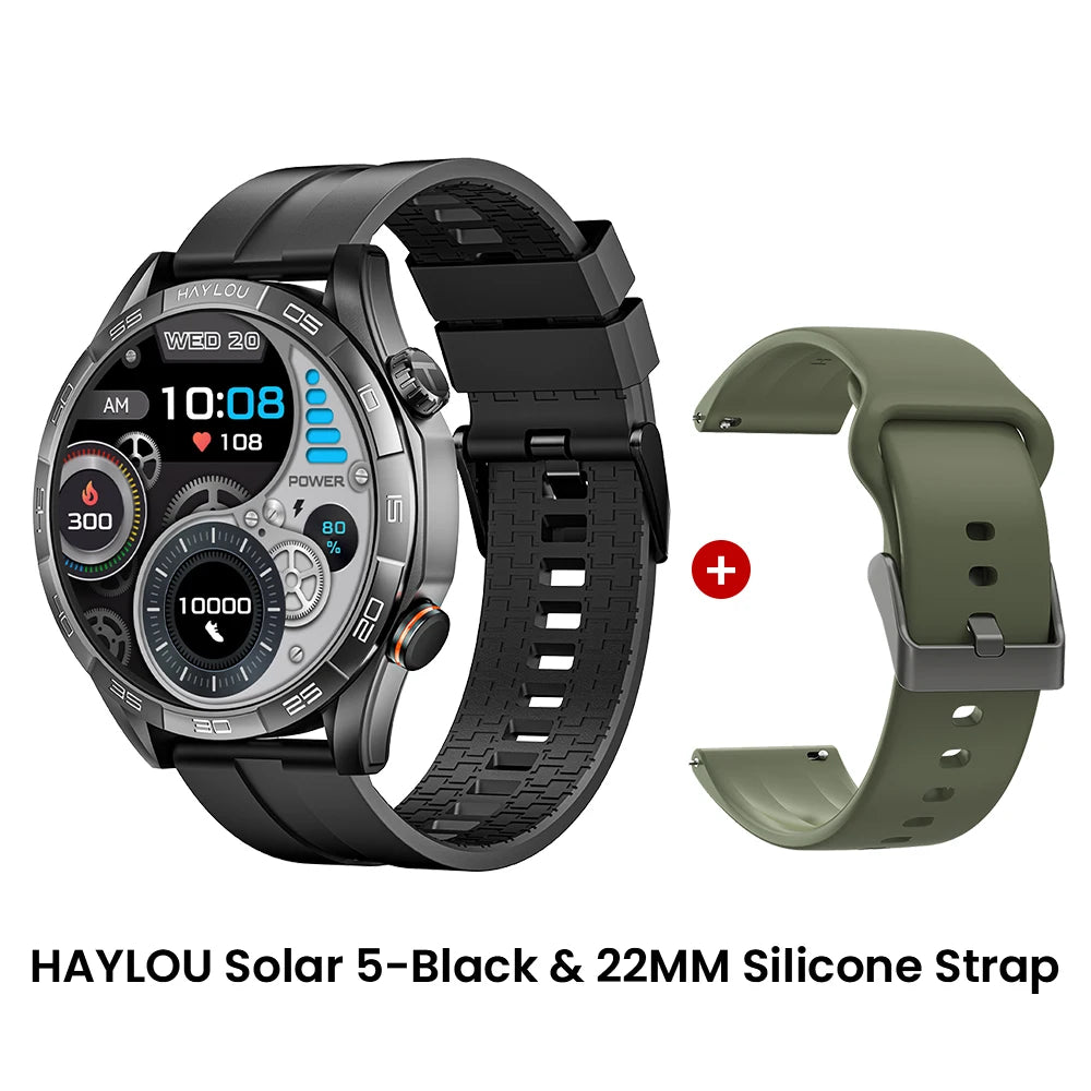HAYLOU Solar 5 Voice Calling Smartwatch 1.58'' AMOLED Display