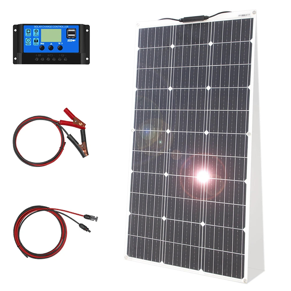12V Flexible Solar Panel Kit