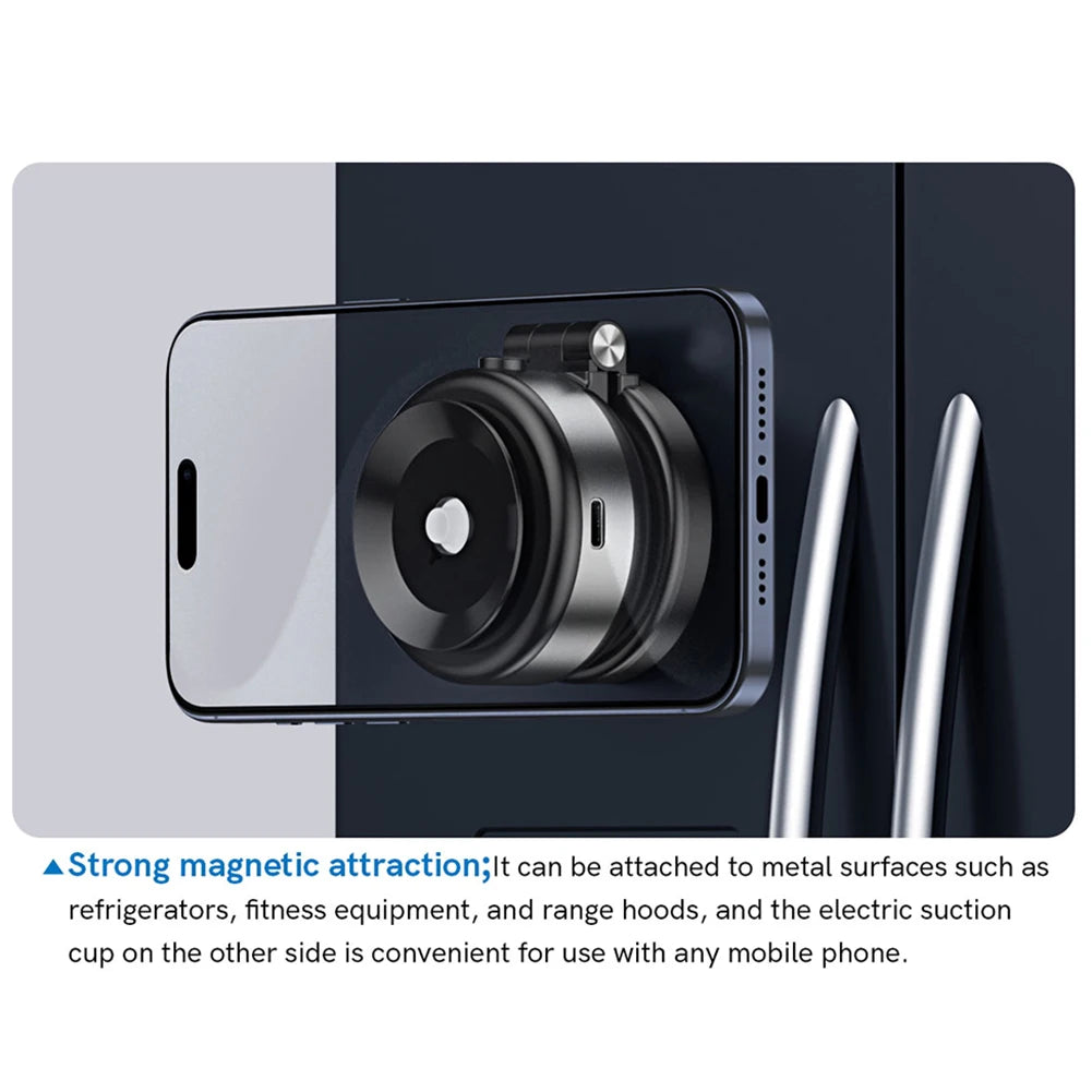NEW Car Mount Vacuum Magnetic Phone Holder Foldable Strong Suction