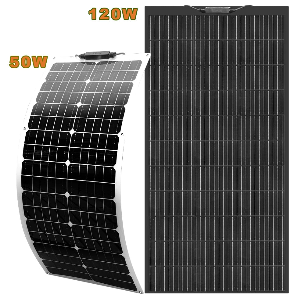 12V Flexible Solar Panel Kit