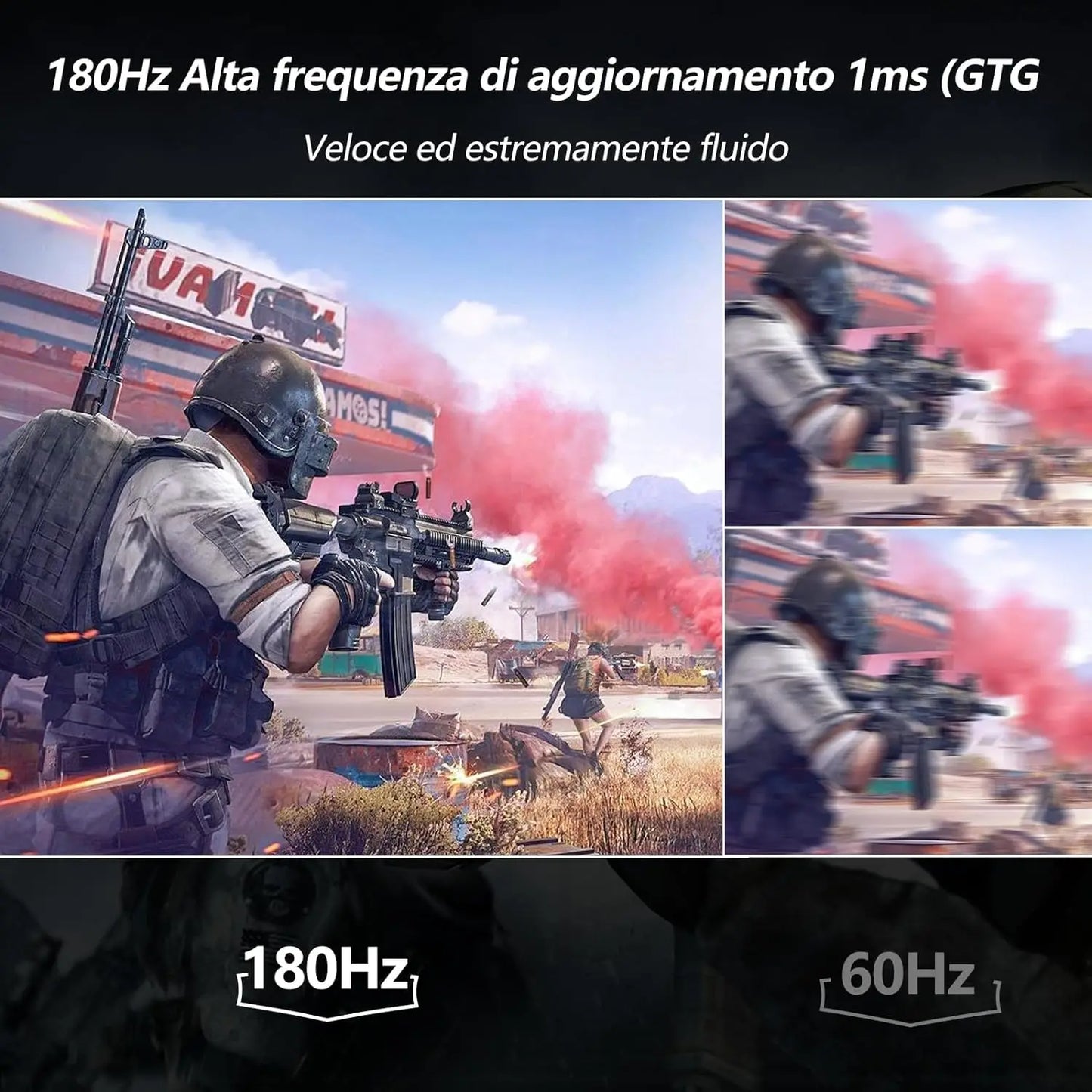 24Inch 180Hz Gaming Monitor 1K FHD Computer Display, Eye Care Screen