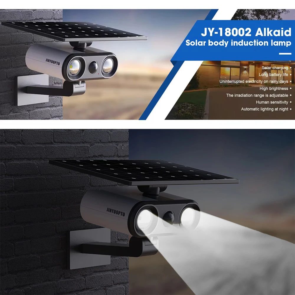 Multifunctional Solar Lamp, Waterproof Motion Sensor.