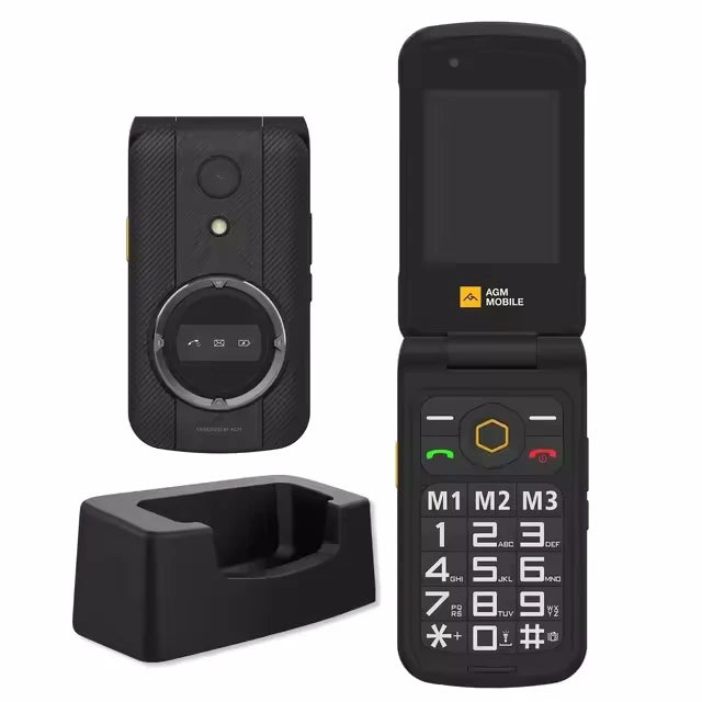 Rugged Flip Cellphone, Large key pad