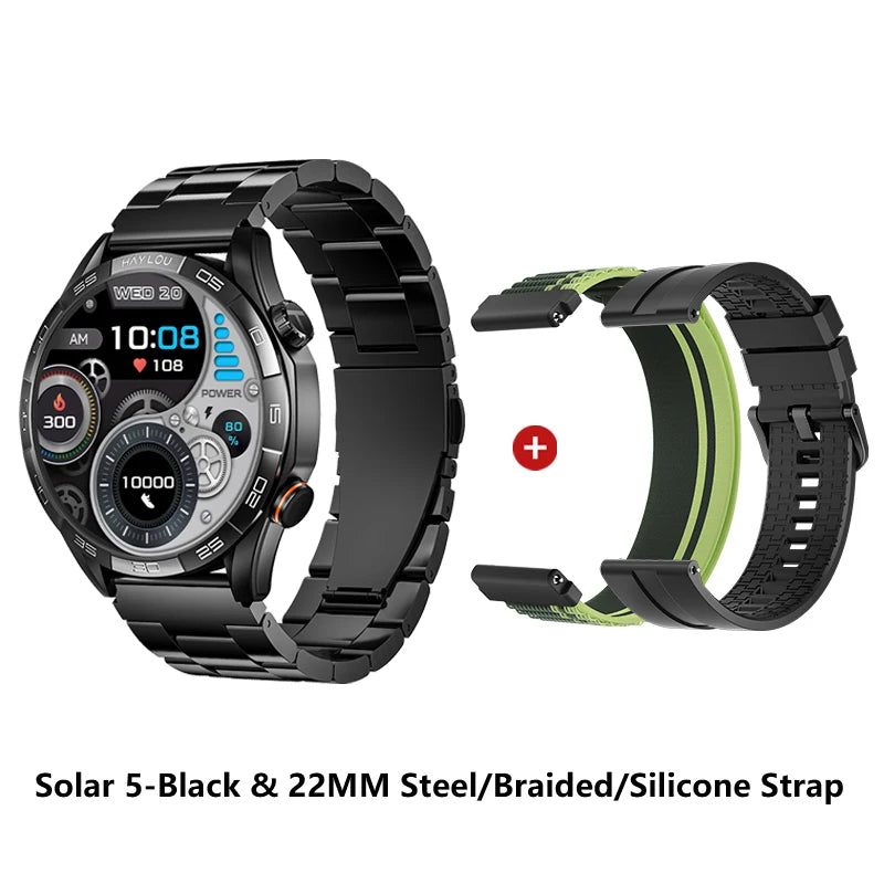 HAYLOU Solar 5 Voice Calling Smartwatch 1.58'' AMOLED Display