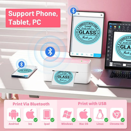 Bluetooth Thermal Label Printer