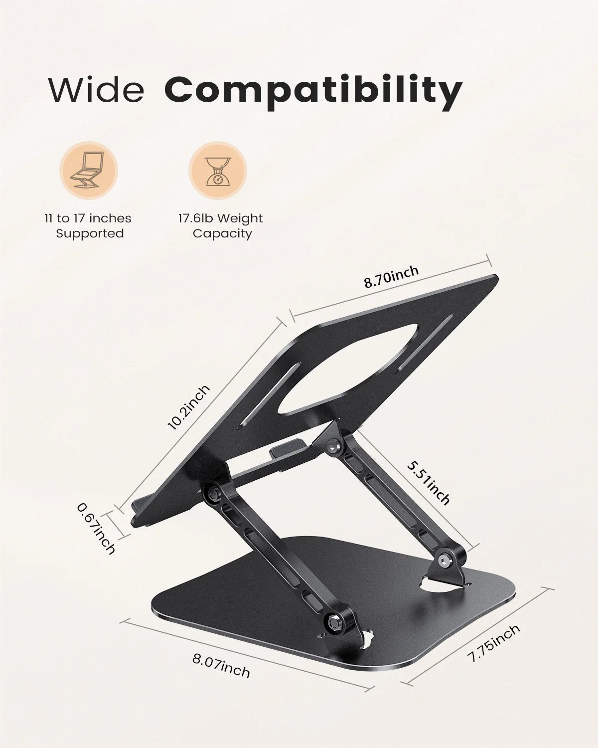 Foldable Laptop Holder 11 to 16 inch