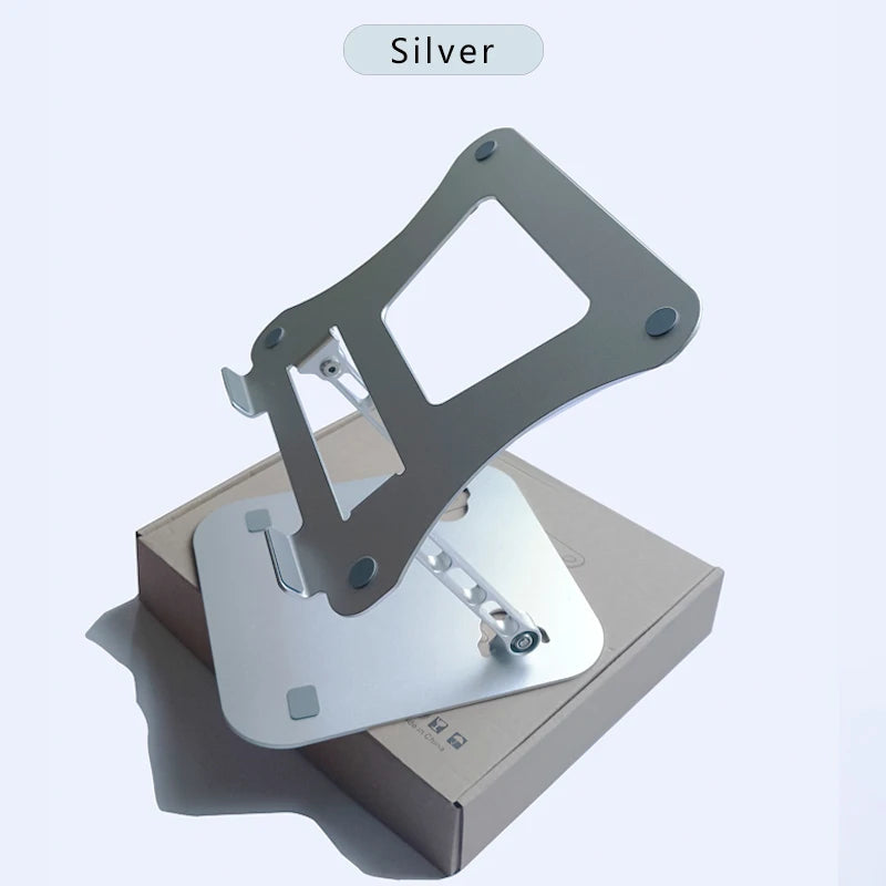 Tablet Stand Adjustable Aluminum Alloy Laptop Tablet up to 17 "