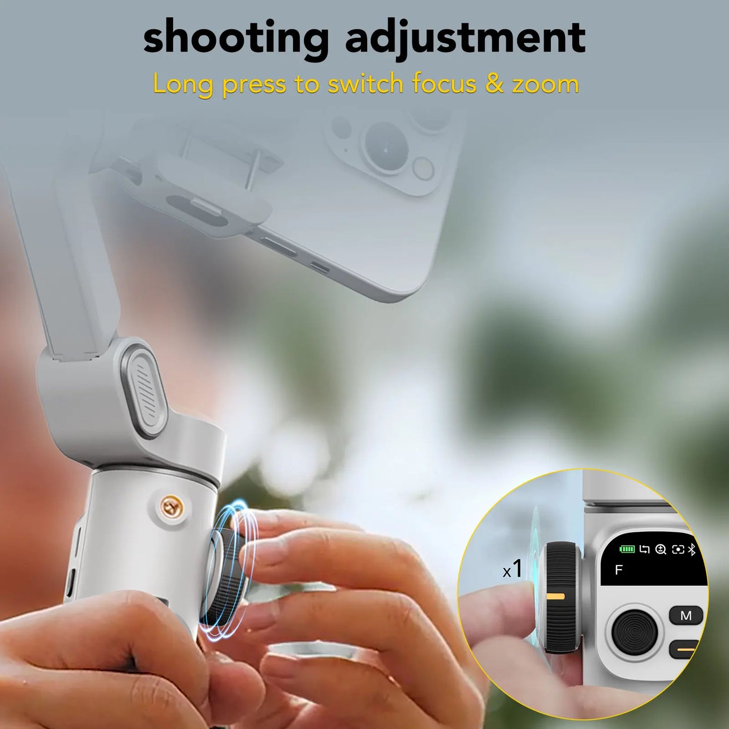 AOCHUAN Smart X2 Smartphone 3 Axis Gimbal Stabilizer