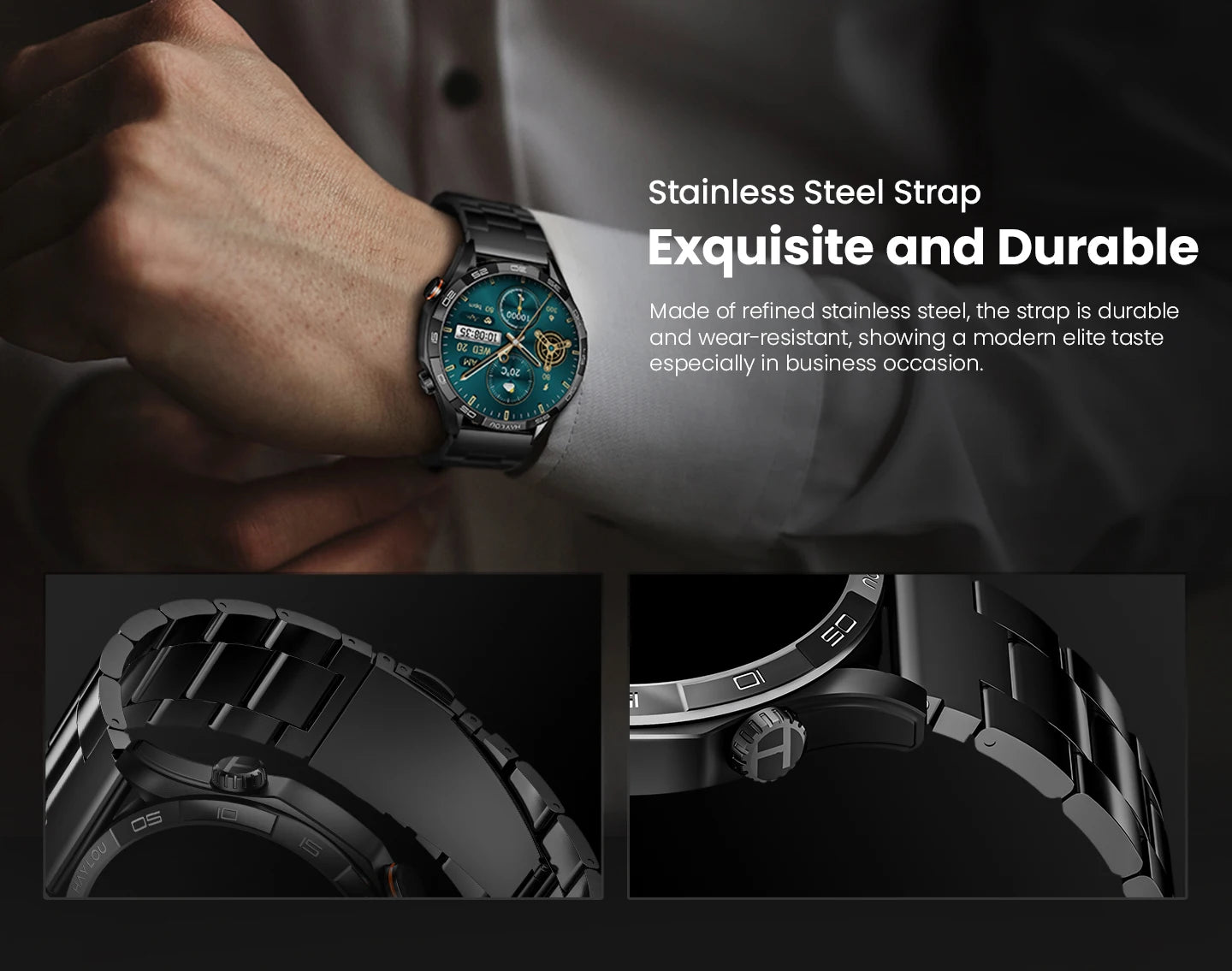 HAYLOU Solar 5 Voice Calling Smartwatch 1.58'' AMOLED Display