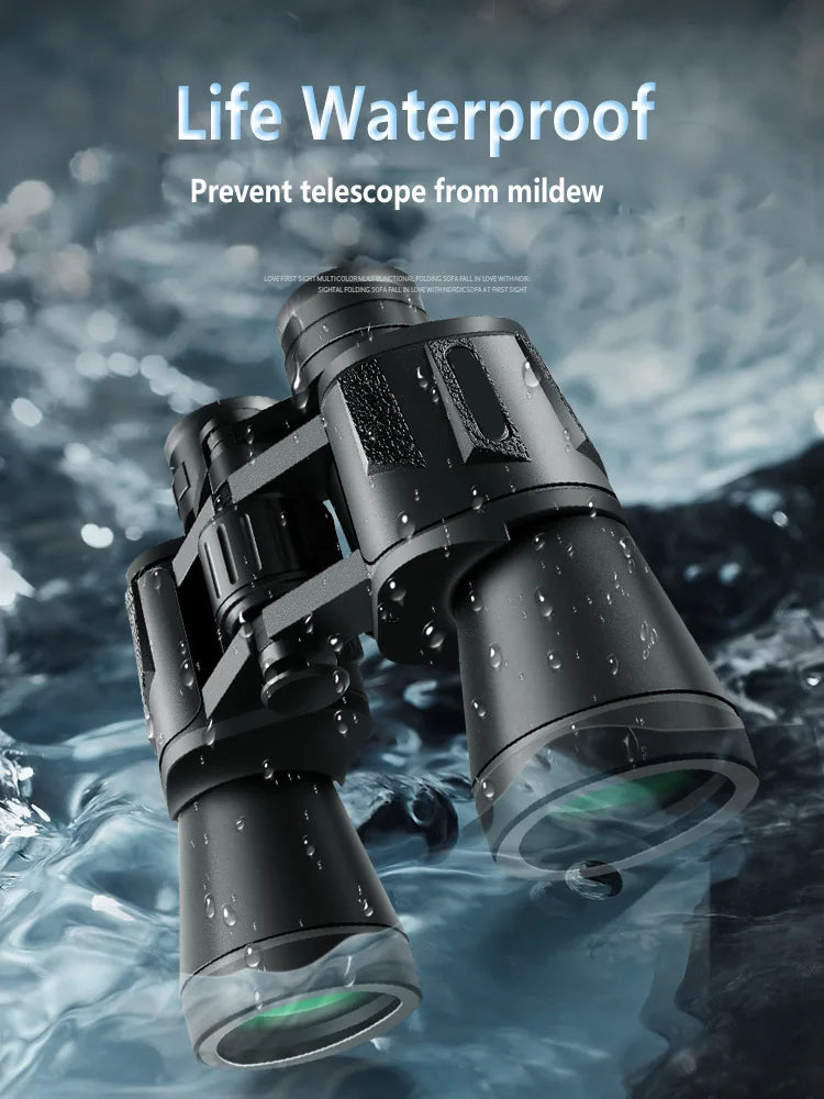 50000M German Military 20X50 Zoom HD BAK4-Prism Powerful Binoculars