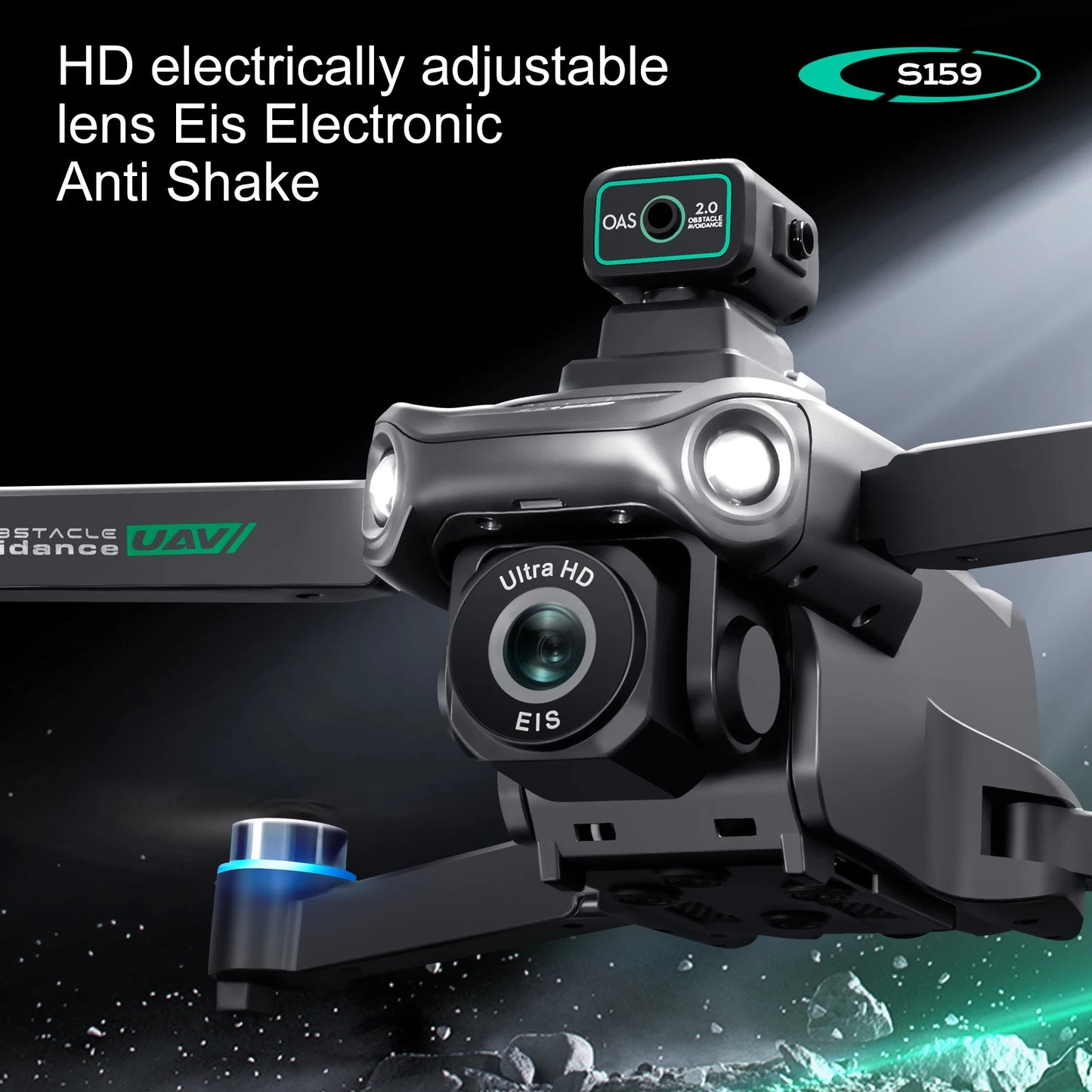 2025 Long-Endurance (2Batteries 45min) GPS Drone, Brushless Motor