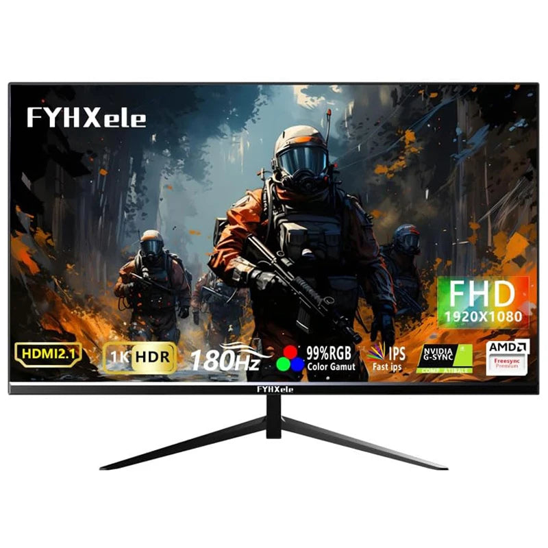 24Inch 180Hz Gaming Monitor 1K FHD Computer Display, Eye Care Screen