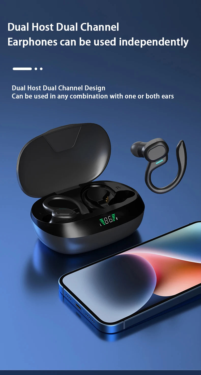 Wireless Earphones Sport Ear Hook, Waterproof