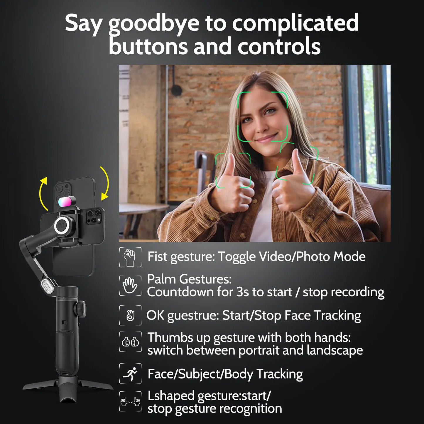 AOCHUAN Smart Xpro Smartphone handheld gimbal