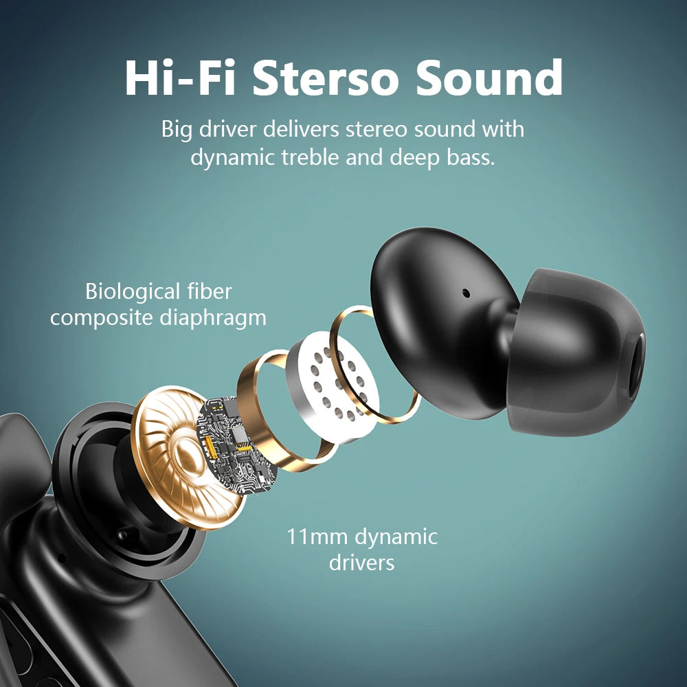 Deep Bass Wireless Earbuds