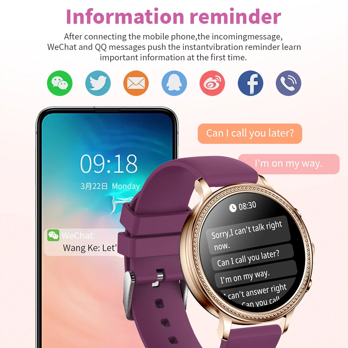 XIAOMI Mijia Luxury Women Smartwatch