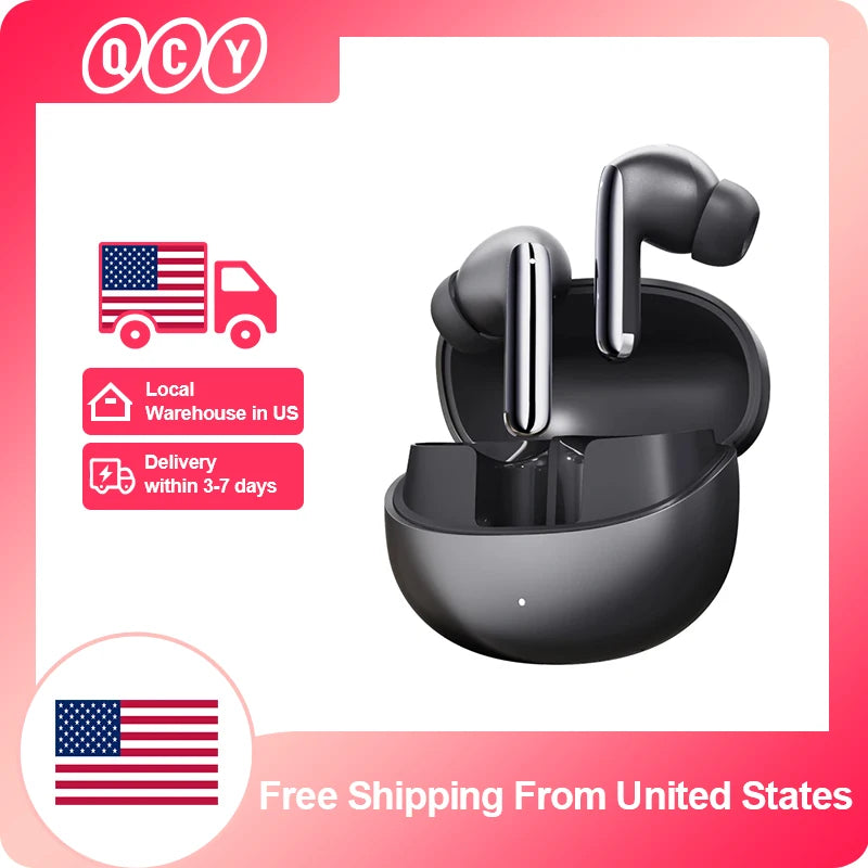 ANC Bluetooth 5.3 Earphones, Wireless