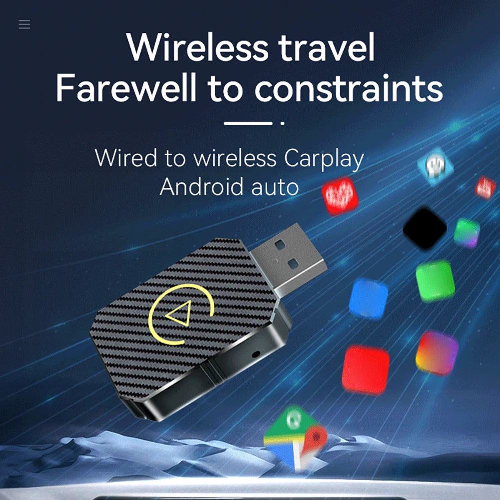 Wireless Carplay Android Auto Adapter Plug&Play