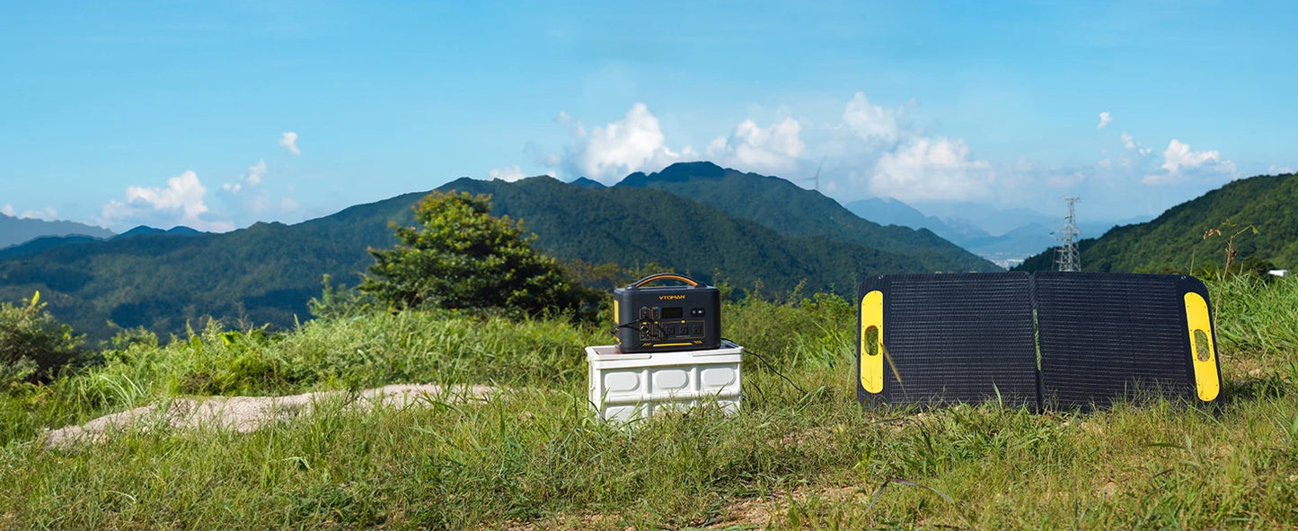 110W Portable Waterproof Foldable Solar Panel