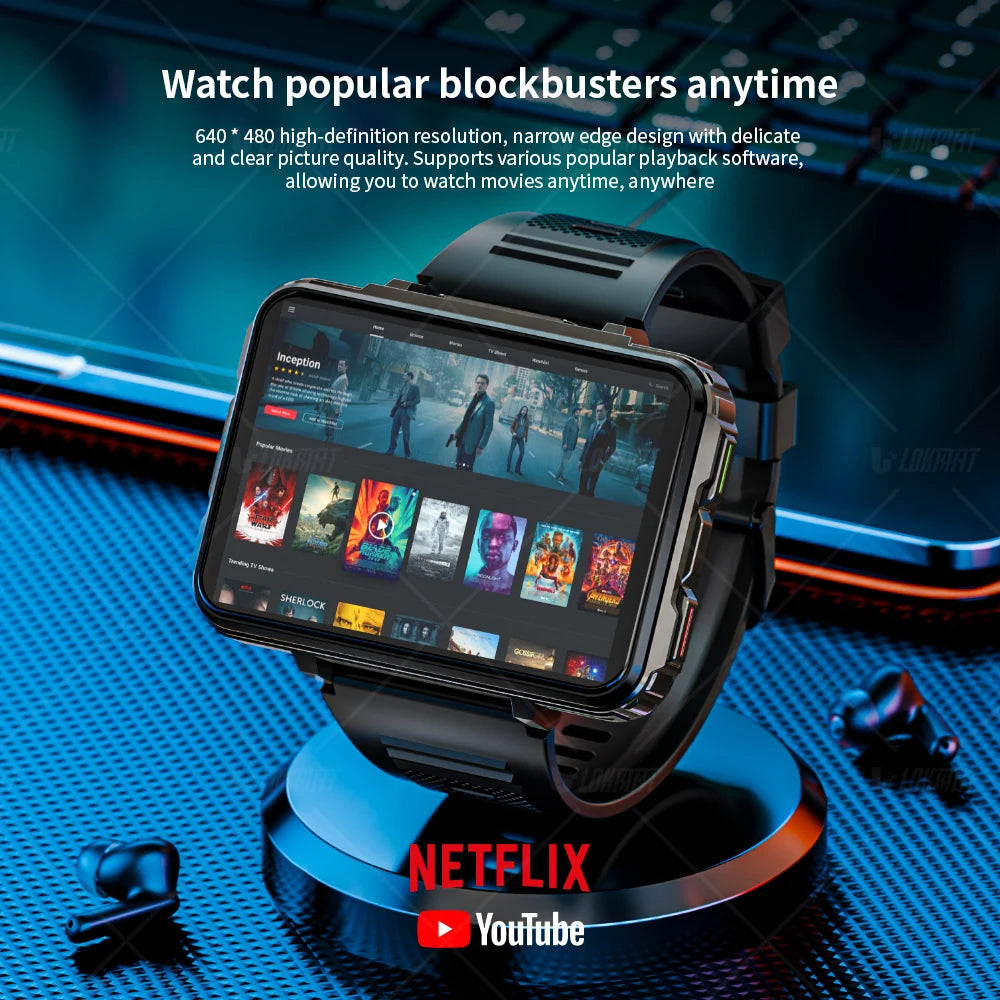 LOKMAT APPLLP 5 MAX Android Smartwatches Dual Camera with Flashlight