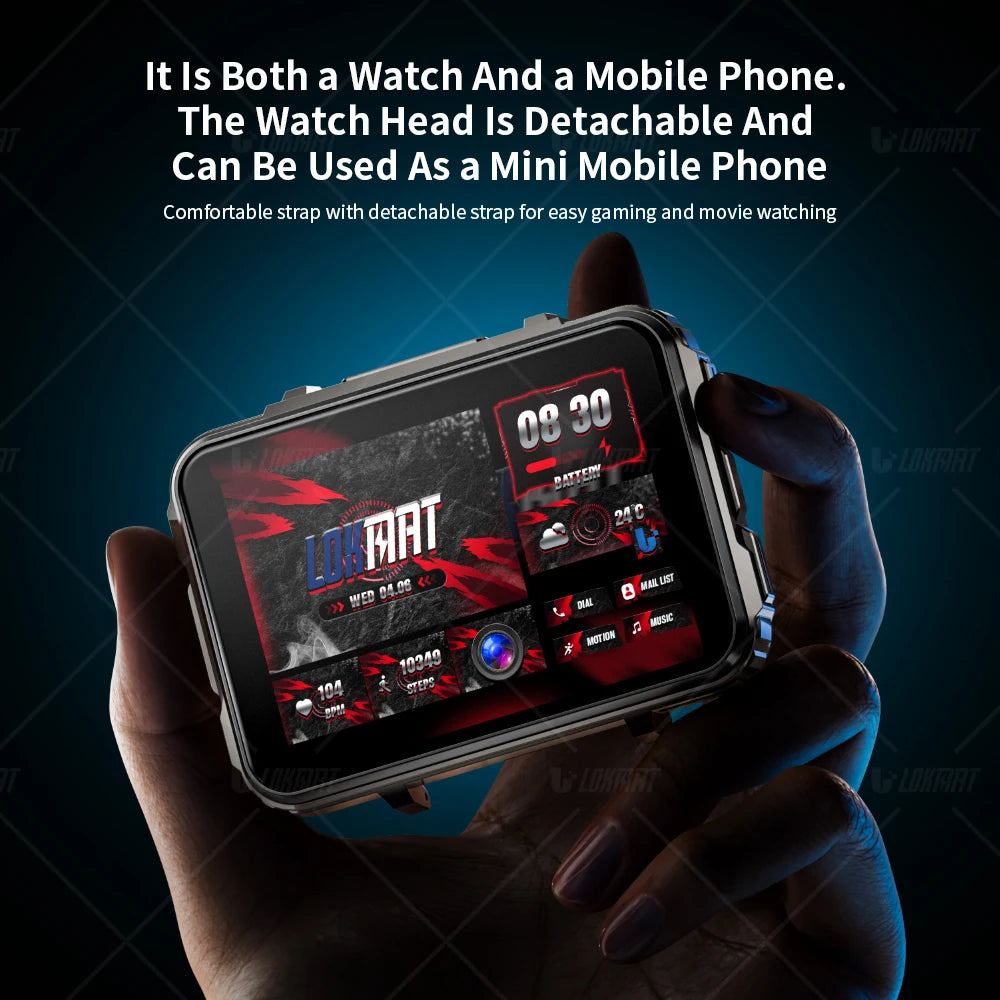 LOKMAT APPLLP 5 MAX Android Smartwatches Dual Camera with Flashlight