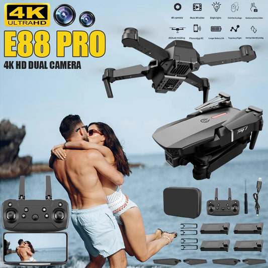 Dual camera,4K avoid remote control drone