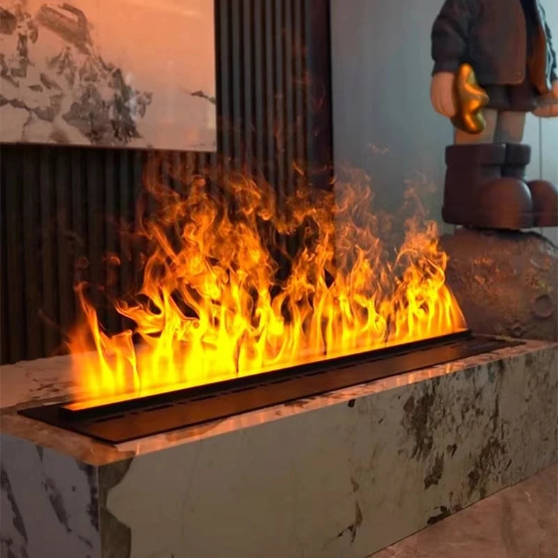 Smart atomization fireplace, 3D multi-color ,water vapor