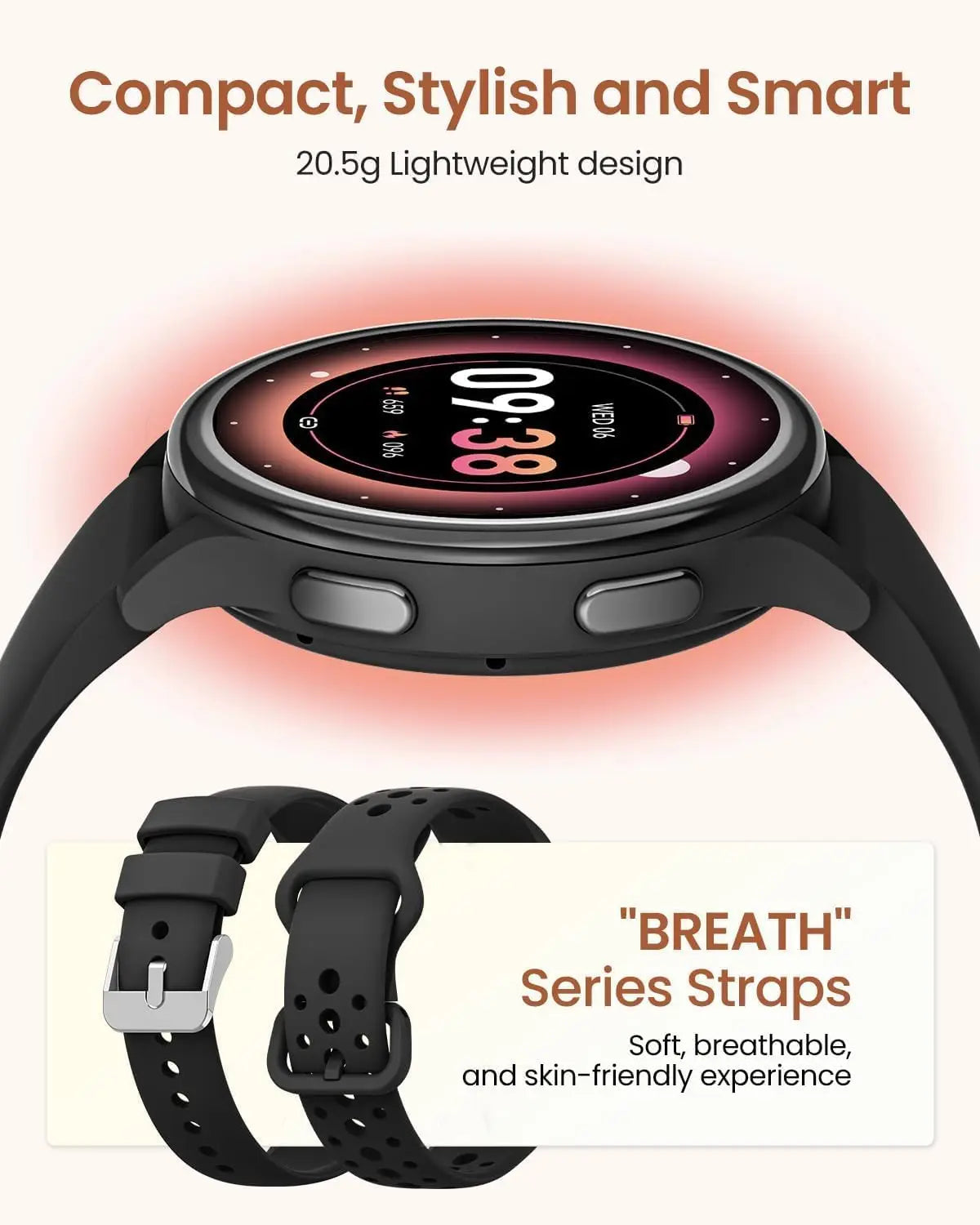 Smart Watches for Women [400+Watch Faces/Calls/Female Health]