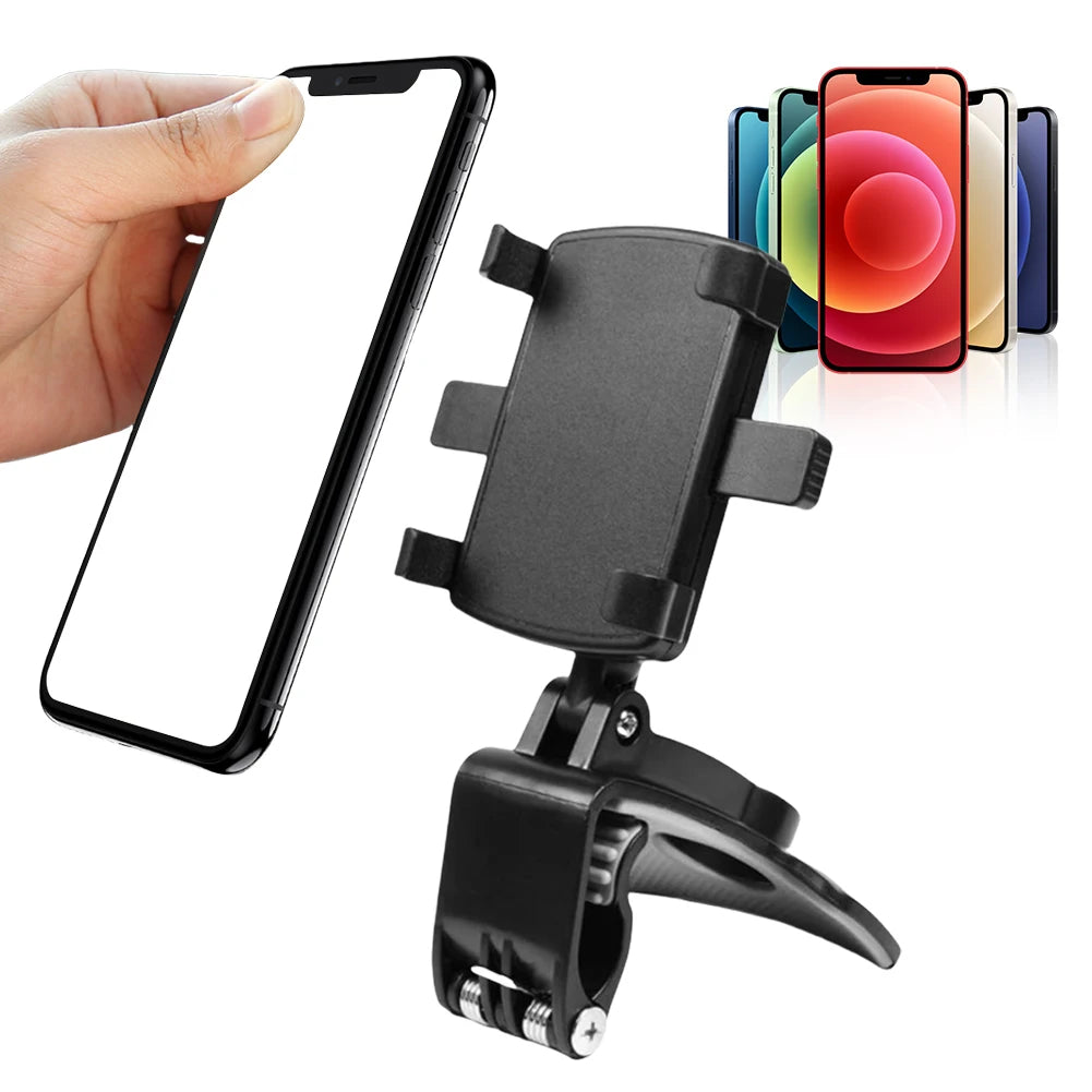 Car Dashboard Support 360 Degree Rotating Cluster Phone Holder