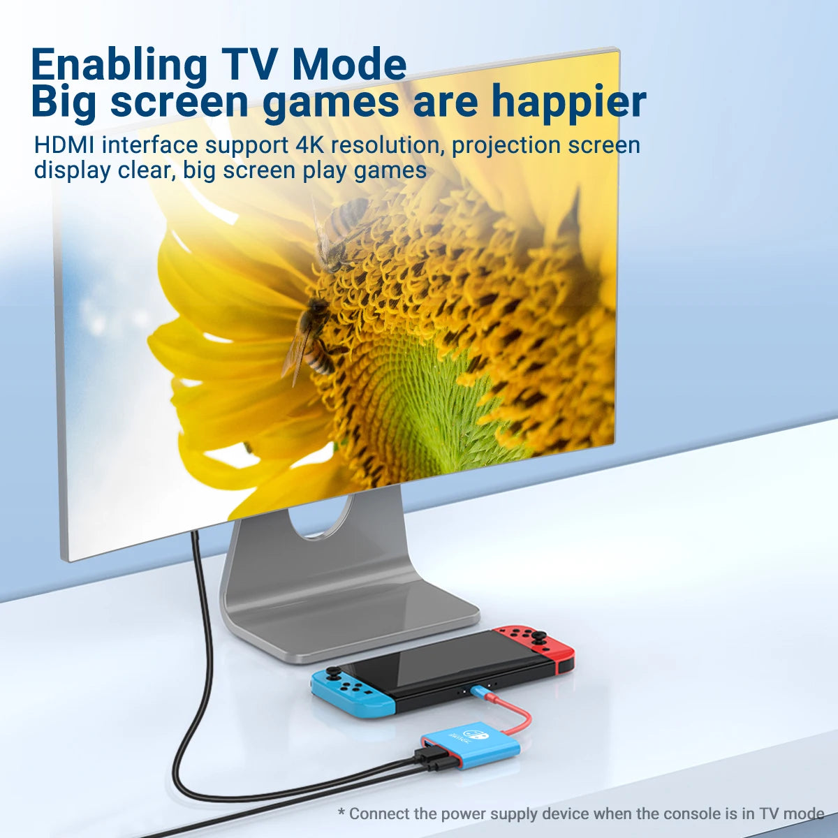 Portable TV Dock Charging Docking Station with HDMI and USB 3.0 Set for Nintendo Switch OLED