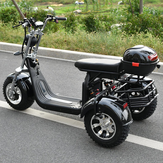Adult Electric 3 Wheel Scooter 2000W Motor 18 Inch Off road Fat Tire