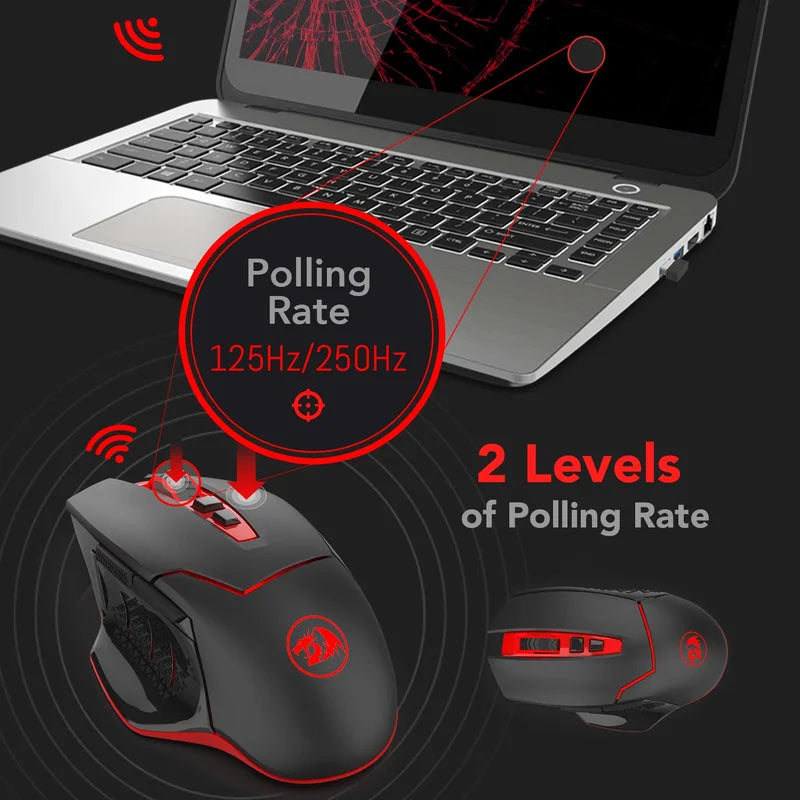 Wireless Gaming Mouse with DPI Shifting