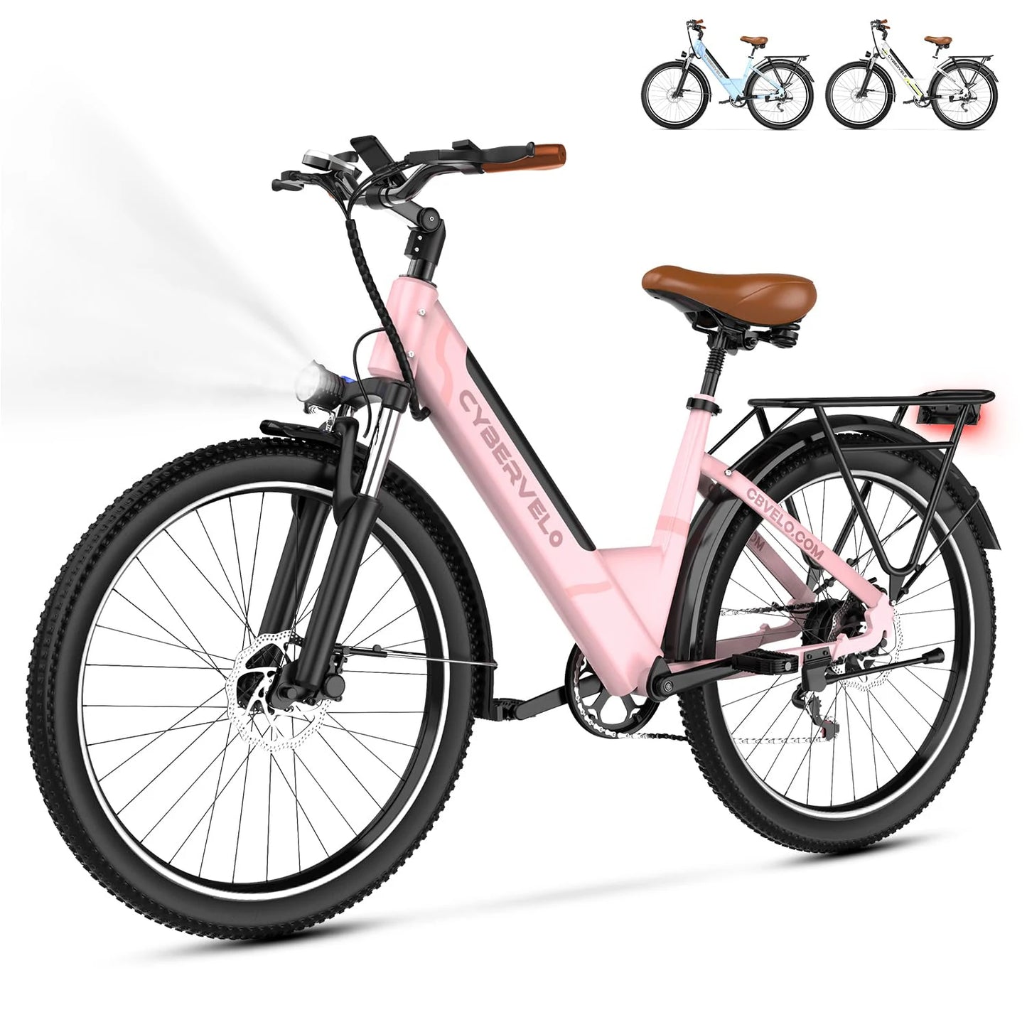1000 Peak Electric Bike for Adults, up 80 Miles Removable Battery