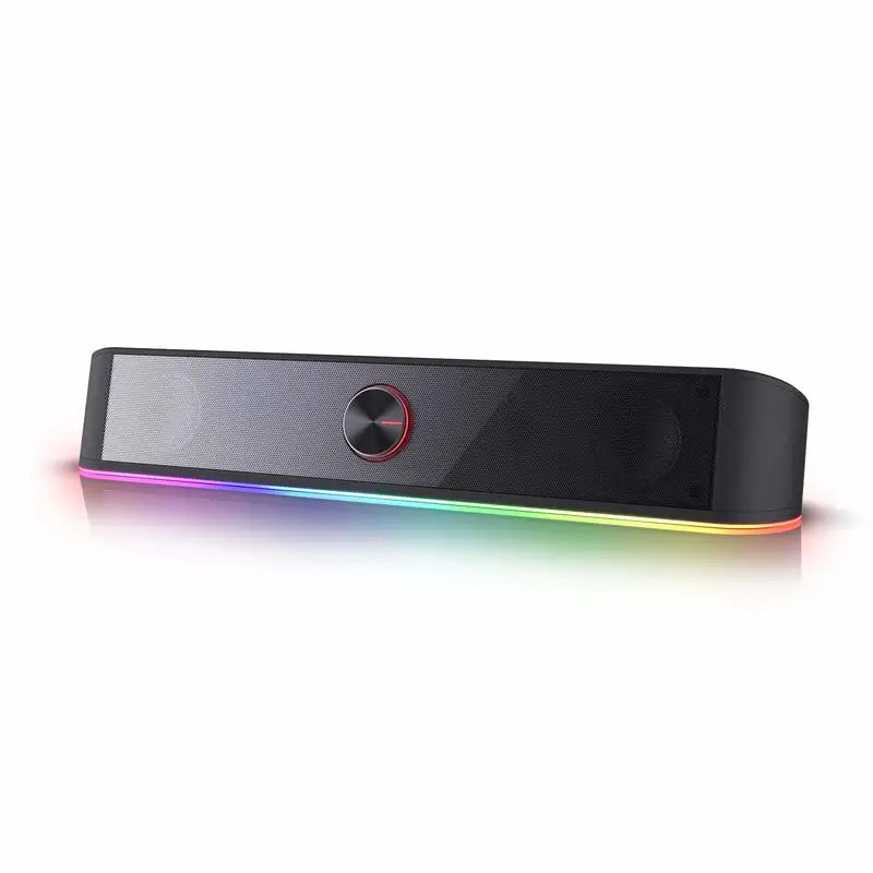 Desktop Soundbar, 2.0 Channel Computer Speaker with Lighting